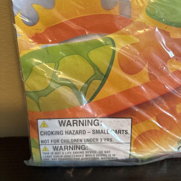 25" x 24" Animal Split Ring Pool Float Turtle 2013-Ages 3-6 Fun summer Toy Retro - Picture 4 of 6